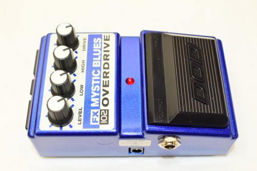 DOD FX102 Mystic Blues Overdrive Guitar Effects Pedal w/ Box - Previously Owned