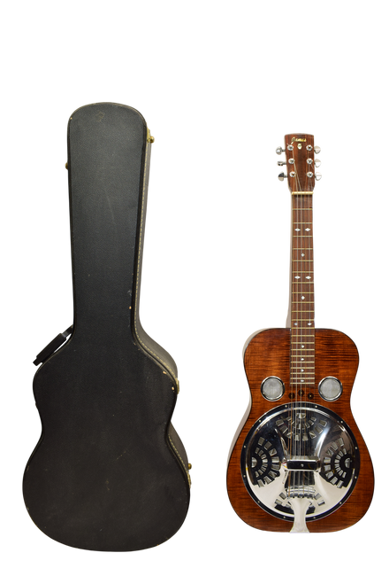 2010 Harry James Resonator Guitars Square Neck Dobro Resonator Guitar w/ Case - Previously Owned
