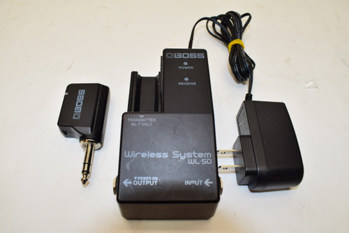 Boss WL-50 Guitar Wireless System w/ Power Supply Adapter - Previously Owned