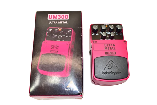 Behringer UM300 Ultra Metal Distortion Guitar Effects Pedal w/ Box - Previously Owned