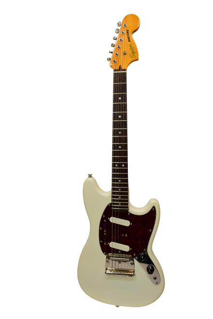 2022 Squier FSR Classic Vibe 60's Mustang Electric Guitar, Laurel Fingerboard, Olympic White - Previously Owned
