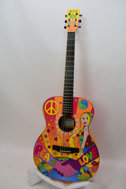2007 Martin 000X Hippie LTD "Summer of Love" Acoustic Guitar w/ Case - Previously Owned