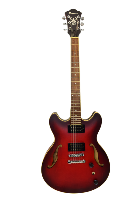 Ibanez Artcore AS53 Semi-Hollowbody Electric Guitar, Sunburst Red Flat - Previously Owned