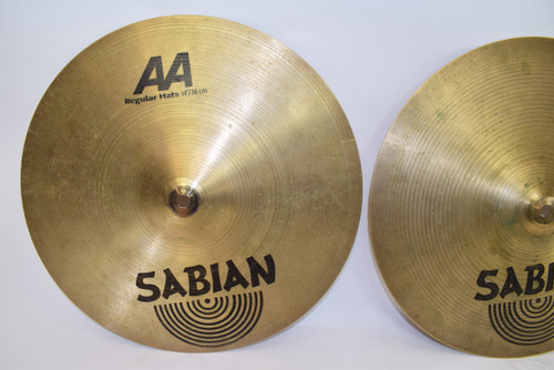 Sabian AA 14" Regular Hi-Hat Cymbals (Pair) - Previously Owned