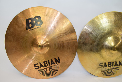 Sabian B8 16" Band Cymbals (Pair) - Previously Owned