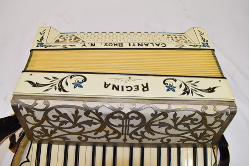 Galanti Bros NY Regina Piano Accordion w/ Case & Straps - Previously Owned
