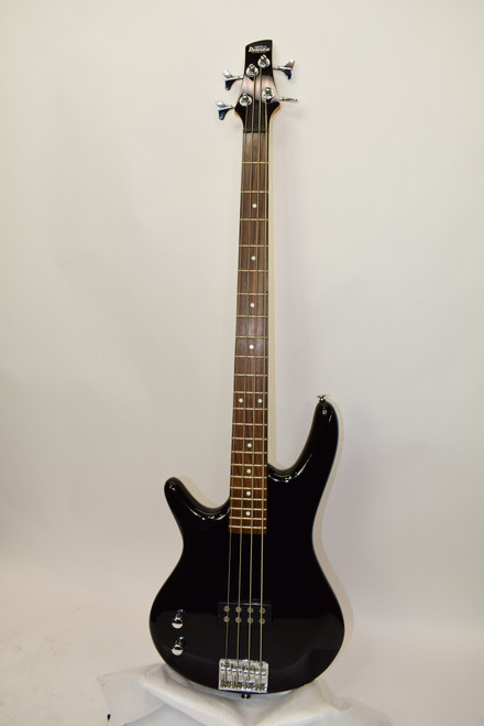 2011 Ibanez Gio GSR100EX GSR100EXL Soundgear Left-Handed 4-String Bass, Rosewood Fingerboard, Black w/ Bag - Previously Owned