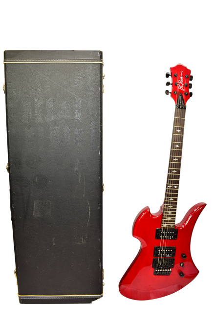 BC Rich Mockingbird FR Electric Guitar with Floyd Rose, Trans Red w/ Case - Previously Owned