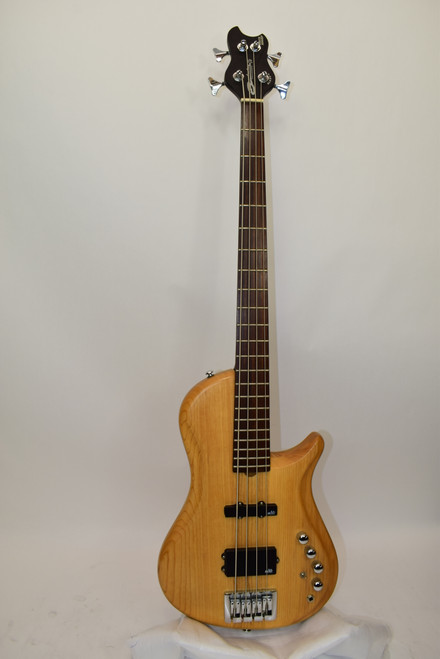 Brubaker MJXSC-4 MJXSC Brute Series 4-String Electric Bass, Natural w/ Case - Previously Owned