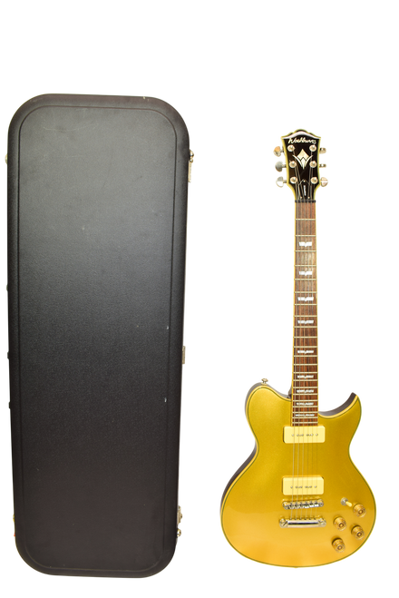 Washburn WI66 PRO WI66PROG Electric Guitar, Gold Top w/ Case - Previously Owned