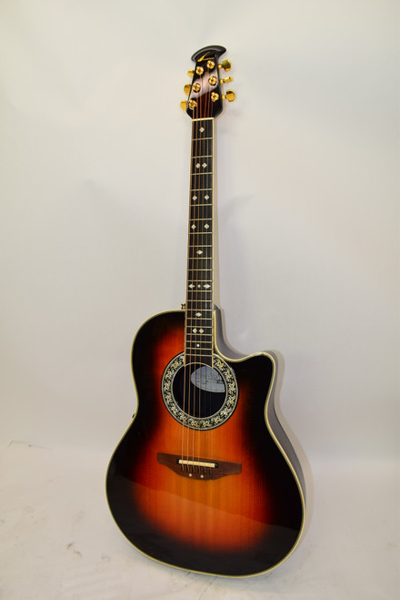 1993 Ovation 1767 Legend Acoustic Electric Guitar, Sunburst w/ Case - Previously Owned