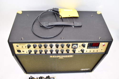 Behringer Ultracoustic ACX1000 2x60-Watt Acoustic Guitar Amp w/ Footswitch - Previously Owned