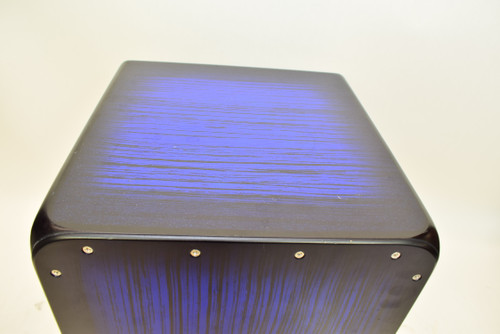 Latin Percussion LP Aspire Accents Snare Cajon, Blueburst Streak - Previously Owned