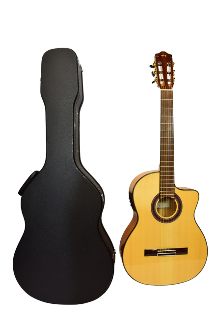 Cordoba GK Studio Nylon String Acoustic Electric Guitar, Natural w/ Case - Previously Owned