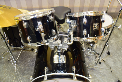 Gretsch Drums Energy 5-Piece Drum Set, Black w/ Hardware & Cymbals - Previously Owned