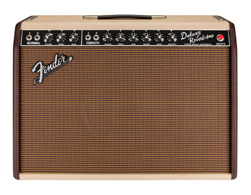 Fender Limited Edition '65 Deluxe Reverb Two-Tone Vanilla/Cocoa with a Celestion G12-65