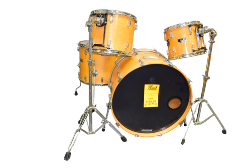 Pearl Profession MX Series 4-Piece Drum Set, Maple w/ Tom Stands - Previously Owned