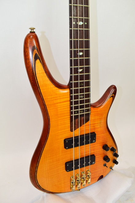 Ibanez SR1400E SR Premium 4-String Electric Bass Guitar, Natural - Previously Owned