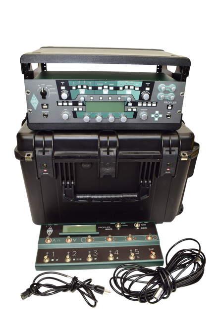 Kemper Profiler Rack Rackmountable Guitar Amp Head System, w/ Profiler Remote Footswitch & SBK Case - Previously Owned