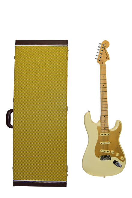 2018 Fender American Special Stratocaster Electric Guitar, Maple Fingerboard, Olympic White w/ Case - Previously Owned