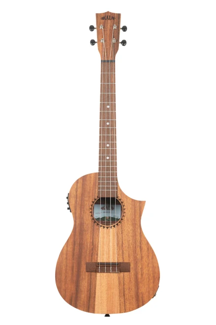 Kala Teak Tri-Top Baritone Ukulele w/ Cutaway & EQ