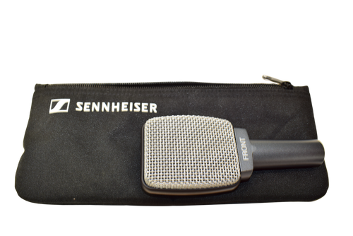 Sennheiser e 609 Silver Supercardioid Dynamic Guitar Microphone w/ Bag - Previously Owned