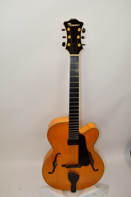 2000 Gary Flowers 16" Custom Archtop Hollowbody Electric Guitar w/ Calton Case - Previously Owned