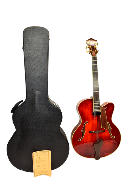 2011 Eastman AR60CE Archtop Hollowbody Electric Guitar, Antique Varnish w/ Case - Previously Owned