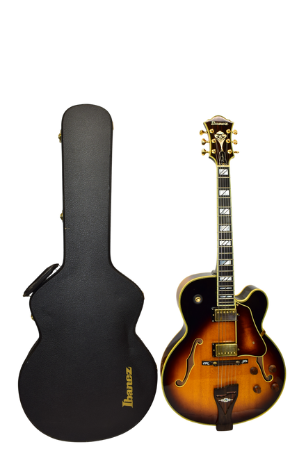 1999 Ibanez GB200 George Benson Signature Hollowbody Electric Guitar, Brown Sunburst w/ Case - Previously Owned