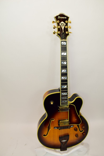 1999 Ibanez GB200 George Benson Signature Hollowbody Electric Guitar, Brown Sunburst w/ Case - Previously Owned
