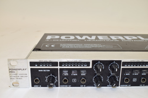 Behringer Powerplay PRO HA4600 4-Channel Headphone Amplifier - Previously Owned