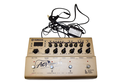 Yamaha AG Stomp Acoustic Guitar Preamp & Multi-Effects Processor Pedal - Previously Owned