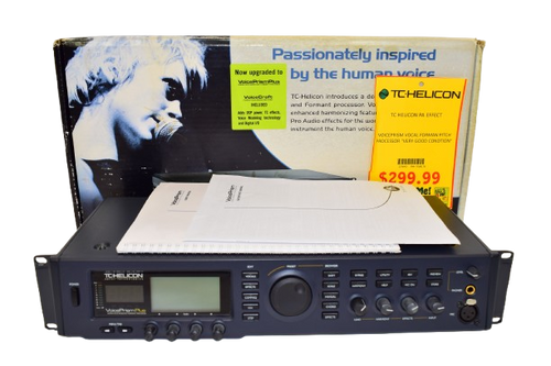 TC-Helicon VoicePrism Plus Vocal Formant Pitch Processor with 4-Voice Harmony & Built-In Effects w/ Box - Previously Owned