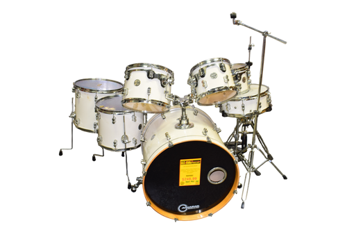 PDP Concept Maple 7-Piece Drum Set, White w/ Hardware - Previously Owned