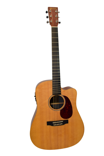 2009 Martin DCX1E Dreadnought with Cutaway Acoustic Electric Guitar, Natural - Previously Owned