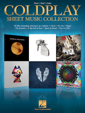 Coldplay Sheet Music Collection P/V/G