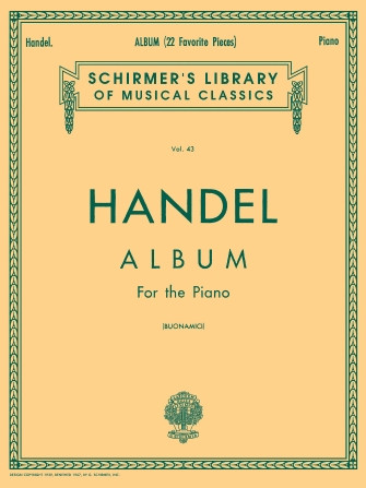 Album (22 Favorite Pieces) Schirmer Library of Classics Volume 43