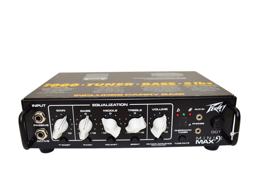 Peavey MiniMAX 500-watt Lightweight Bass Amp Head - Previously Owned