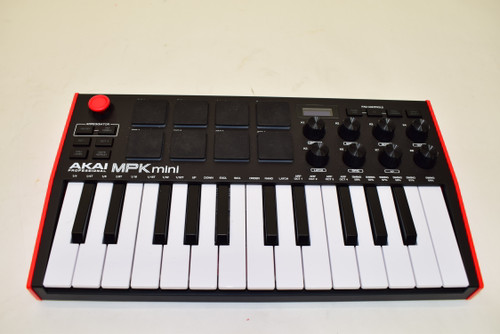 Akai MPK Mini MK3 25-key MIDI Keyboard Controller w/ Box - Previously Owned