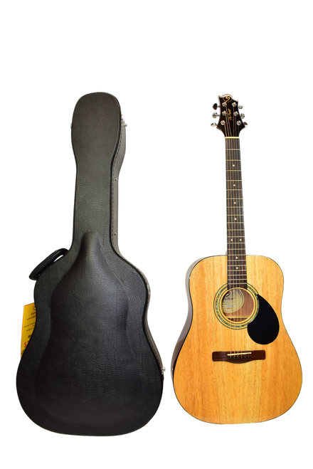 Samick Greg Bennett D-1 Dreadnought Acoustic Guitar w/ Case - Previously Owned