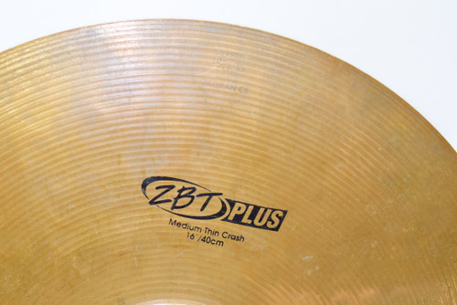 Zildjian ZBT Plus Medium Thin 16" Crash Cymbal - Previously Owned