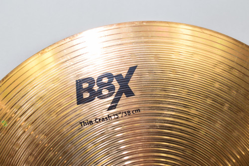 Sabian B8X Thin 15" Crash Cymbal - Previously Owned