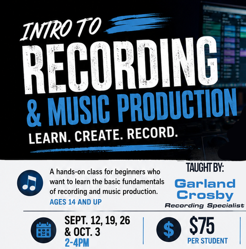Intro to Recording and Music Production Seminar