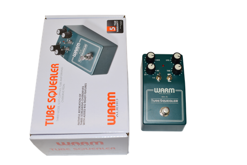 Warm Audio WA-TS Tube Squealer Dual Overdrive Guitar Effects Pedal, Vintage Green w/ Box - Previously Owned