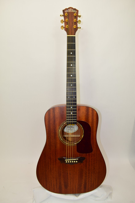 Washburn WD18SW Dreadnought Acoustic Guitar, Natural w/ Case - Previously Owned
