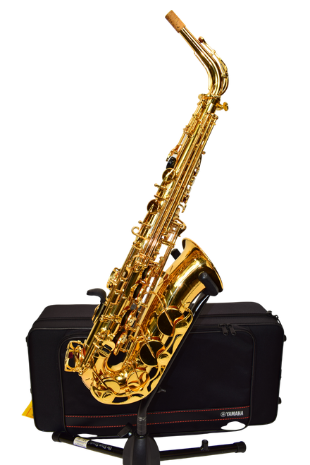 Yamaha YAS-280 Eb Alto Saxophone, Gold Lacquer w/ Case & Mouthpiece - Previously Owned