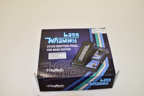 DigiTech Bass Whammy Guitar Effects Pedal w/ Box & Power Supply Adapter - Previously Owned