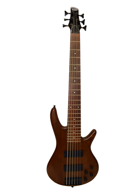 Ibanez Gio GSR206BWNF 6-String Electric Bass, Walnut Flat - Previously Owned
