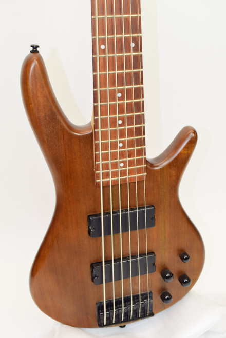 Ibanez Gio GSR206BWNF 6-String Electric Bass, Walnut Flat - Previously Owned