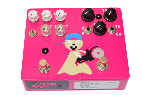 GUP Tech Mad Chiou - Chiou + GrindR Double Boost-EQ Guitar Effects Pedal - Previously Owned